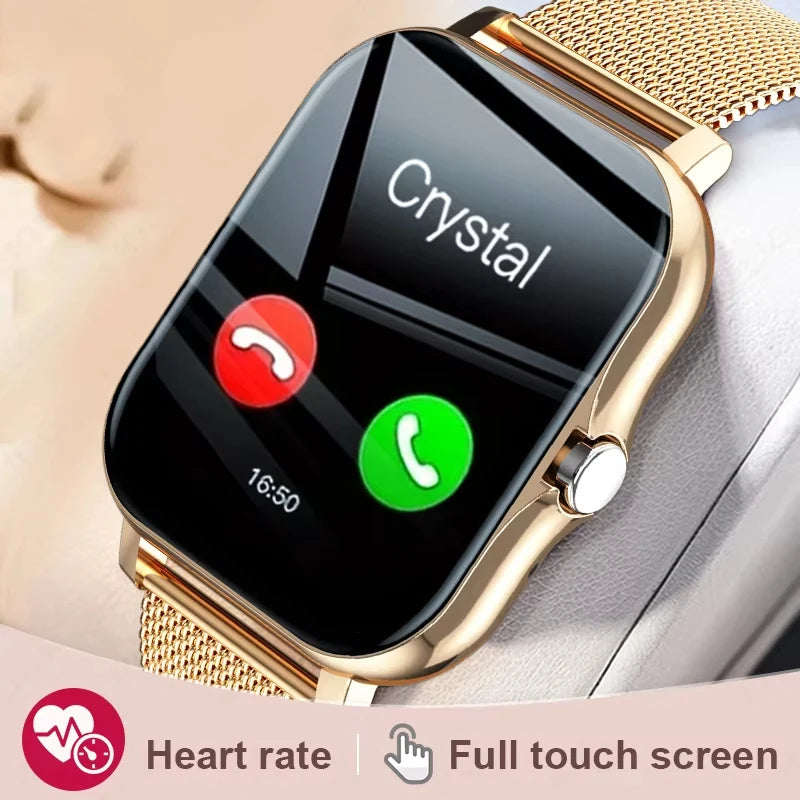 KESHUYOU New Smart Watch Bluetooth Call Answer Text Alerts Heart Rate Monitoring Smartwatch Men Women Holiday Gift