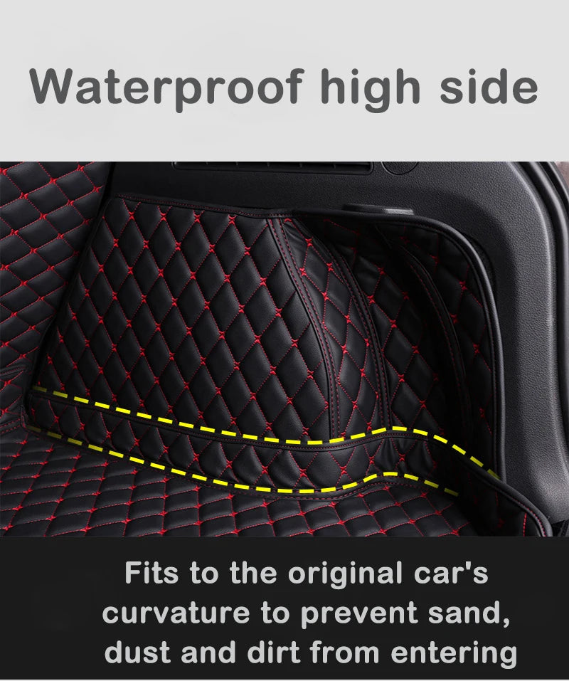 Car trunk mat for Dodge Caliber 2008 2009 2010 2011 Cargo Liner Carpet Interior Parts Accessories Cover