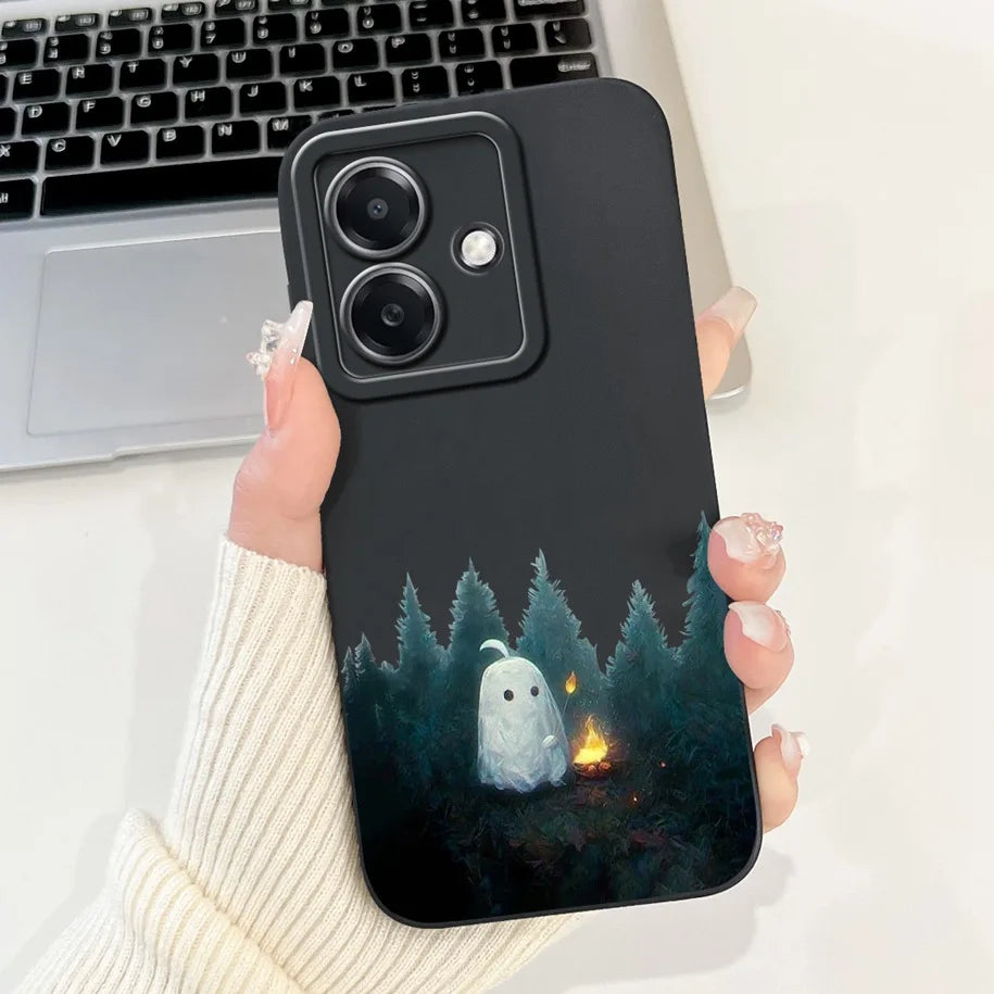 For Funda OPPO A3 A3x 4G Case 2024 Cute Panda Rabbit Soft Silicone Candy Painted Phone Covers For OPPO A40 5G OPPOA3 A 3x Bumper