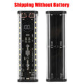 8 Slots 21700 Battery Case DIY Kit Mecha Transparent Quick Charge Flash Charger Battery Case Kit Power Bank Box Type C