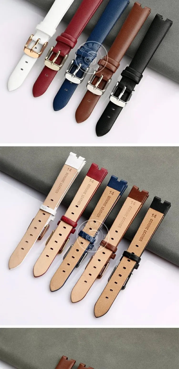 Genuine leather fashionable watch strap  for Garmin Lily series smart sports watch temperament wrist strap watch chain for women