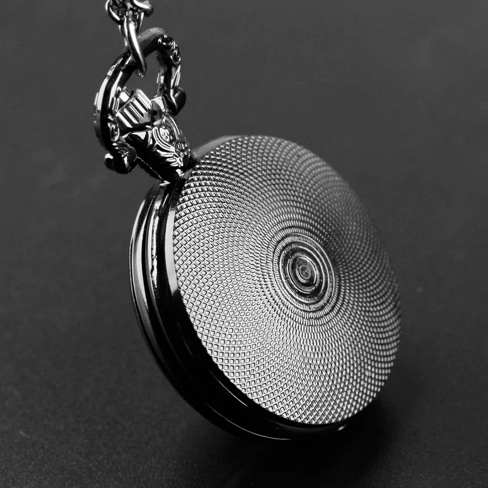 Quartz Pocket Watch for Women Men Kids Unique Avenged Sevenfold Niklass Design Vintage Clock Watches Chain Jewelry Pendant Gift