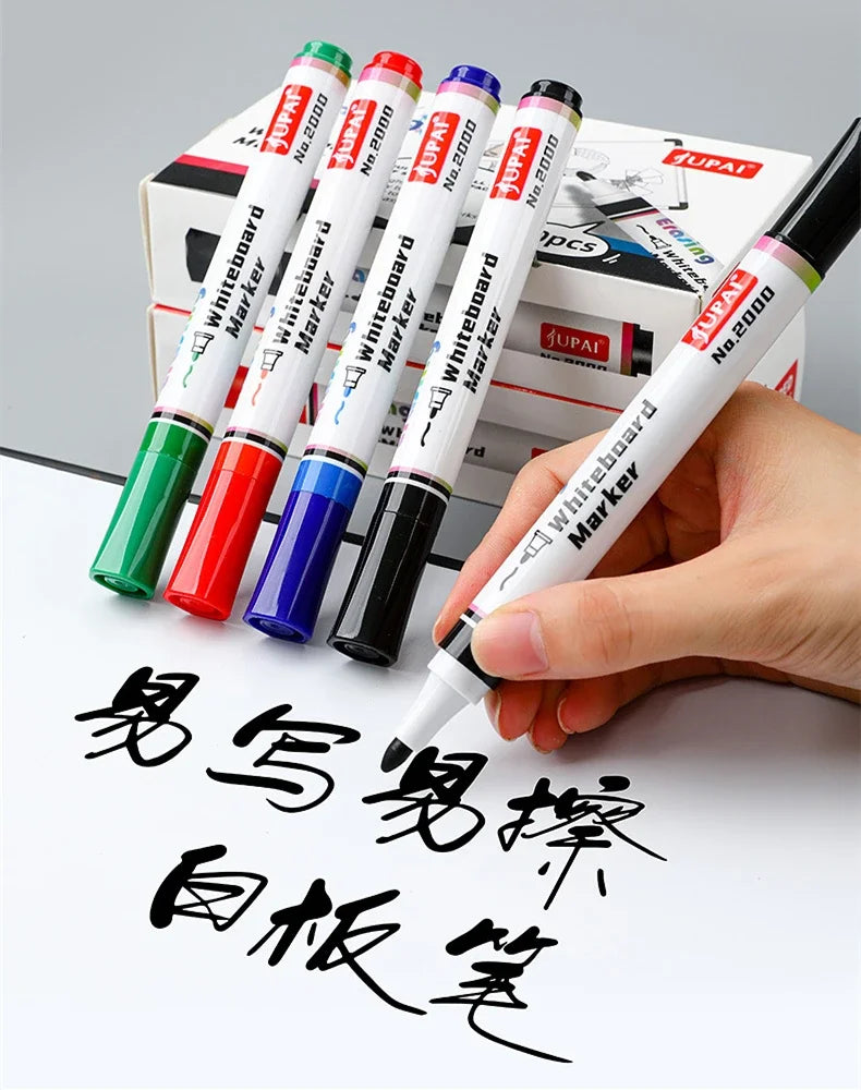 4Pcs/Set Erasable Magnetic Whiteboard Marker Pen Blackboard Marker Chalk Glass Ceramics Office School Art Marker Stationery