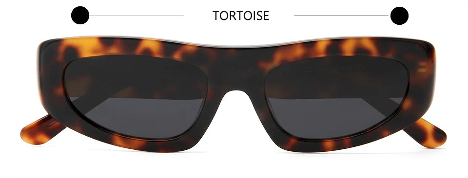 Designer Punk Pilot Sun Glasses For Men Polarized Acetate Sunglasses Female Men Brand Designer Outdoor Trendy Glasses UV400