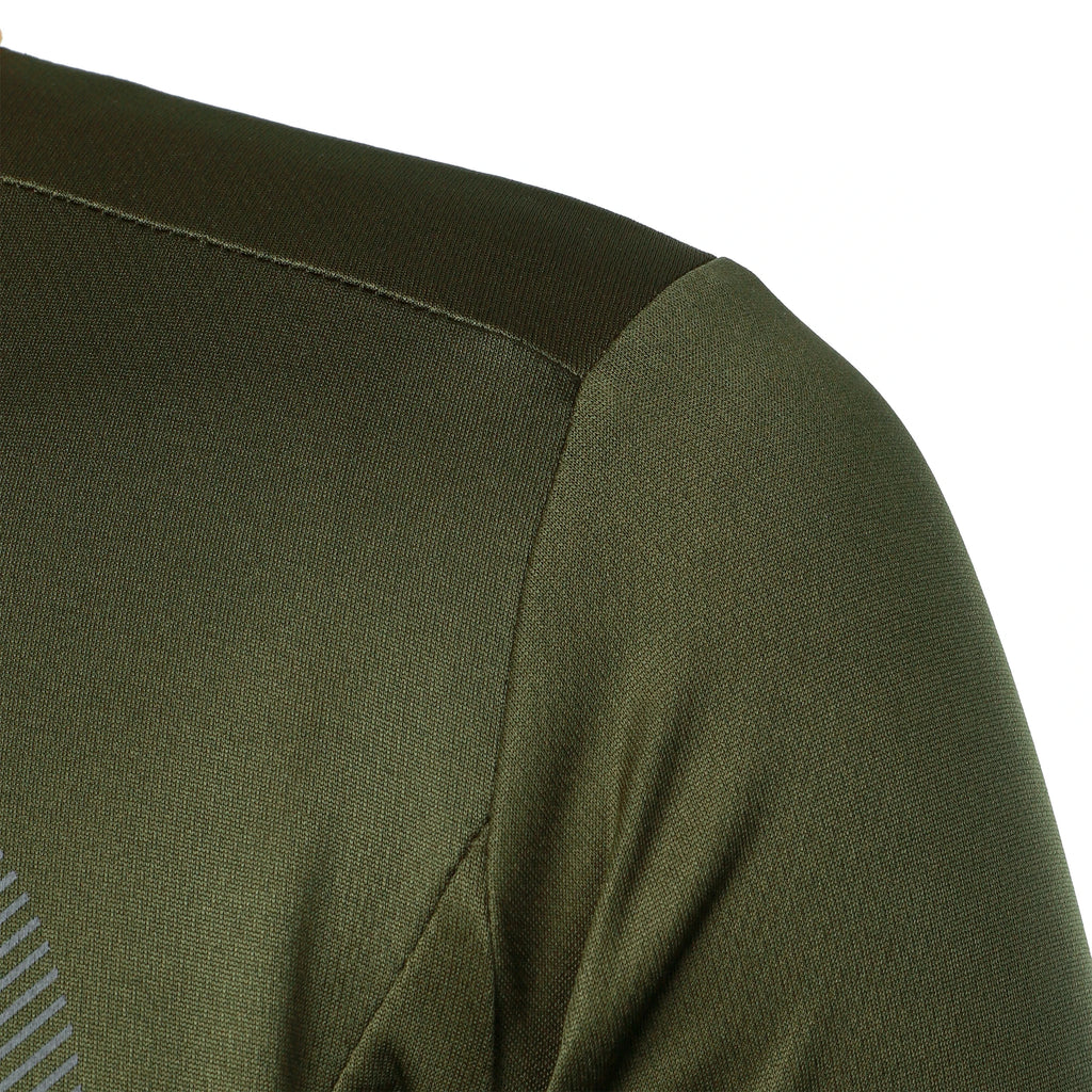 Summer men's fitness sports training Breathable short sleeve quick drying clothes men's sports fashion long sleeve T-shirt