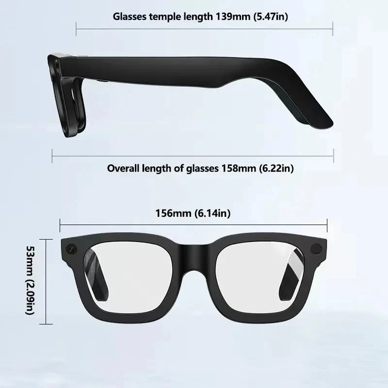 2026 AI Smart Glasses: AI Voice Translation, Video, Bluetooth Call, Music Touch Photochromic Lenses Hands-free, Universal Gift