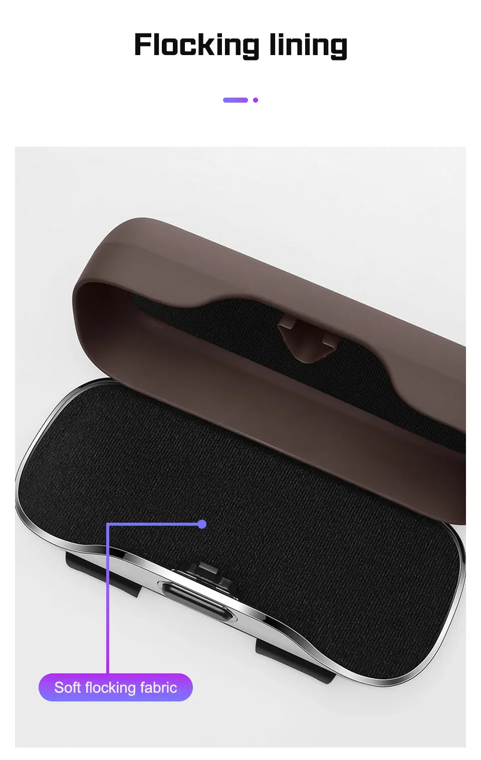 Portable Press Switch Car Glasses Box For Changan CS85 Oshan X7 CS35 PLUS UNIT UNIK CS55 CS95 Eyeglasse Case Sunglasses Holder
