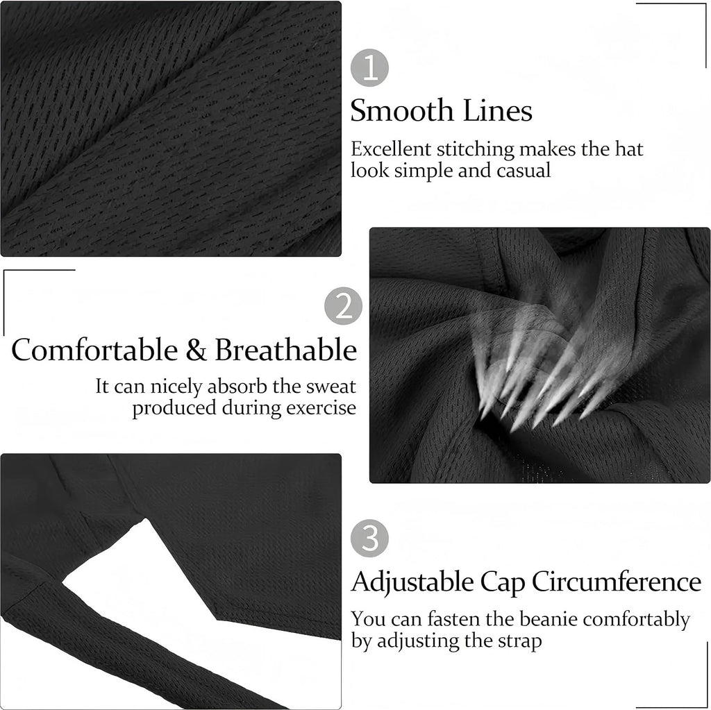 Quick Drying Cycling Cap Sunscreen Anti Sweat Headscarf Cap Men Women Bandanas Pirate Brimless Hat for MTB Running Outdoor Sport