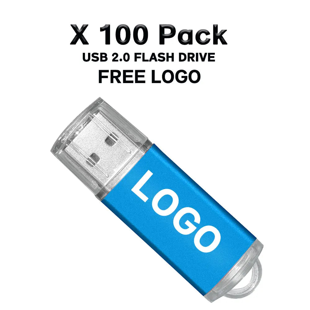 100PCS Custom Flash Drive Pen Drive 4GB 8GB 16GB 32GB 64GB High Speed Usb Stick 2. 0 Memoria Stick Memory Flash Drive Pendrive