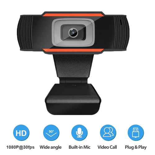 2K 1080P Full HD Computer Web Camera PC Webcam with Microphone USB Plug Autofocus for  Live Video Call Living Conference Camera