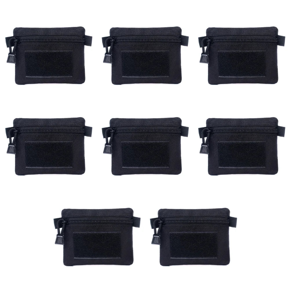 Outdoor Camping EDC Molle Wallet Waterproof Portable Travel Zipper Waist Pouch for Camping Hiking Hunting EDC Pouch