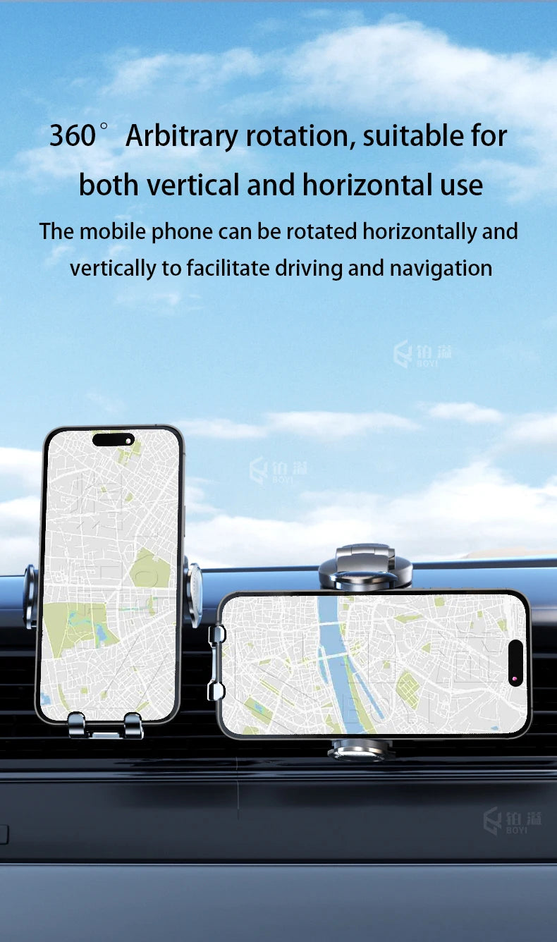 Phone Holde Car For Peugeot 4008 5008 2016-2023 Mobile Support Special Fixed Bracket Base Wireless Charging Stand Interior