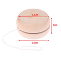 Yo-Yo Creative Yo Yo Toys For Child Gift Wooden Yoyo Toy New toy Color Mini Round DIY Baby Yoyo Ball Hand-Made Crafts Log Toys