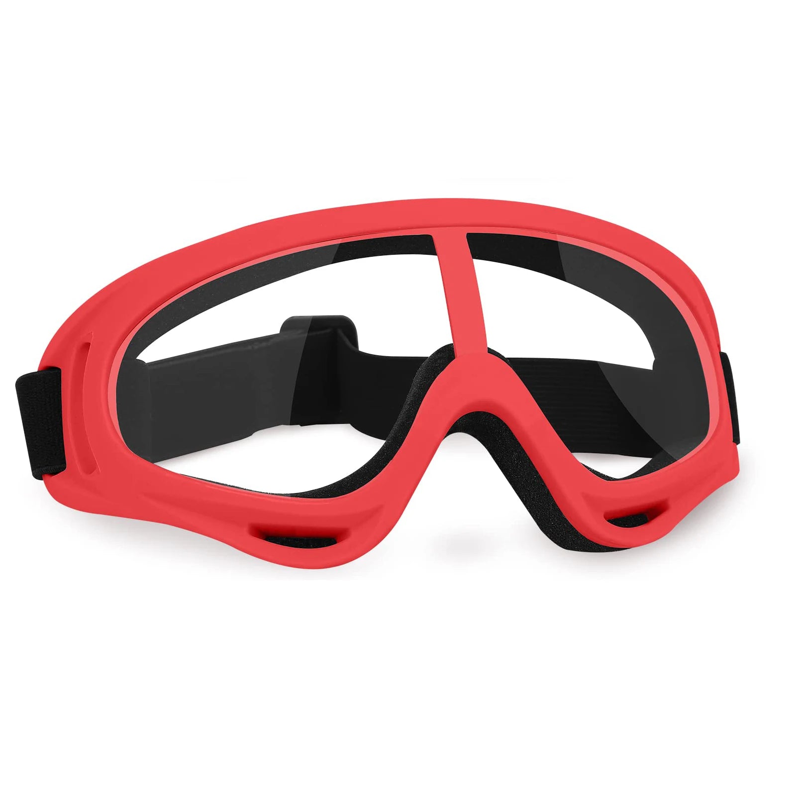 1/2 Pack Foam Gun and Blaster Face Mask Goggles Eye Shield  for Nerf Guns Foam Blaster Guns Red Blue Safety Glasses
