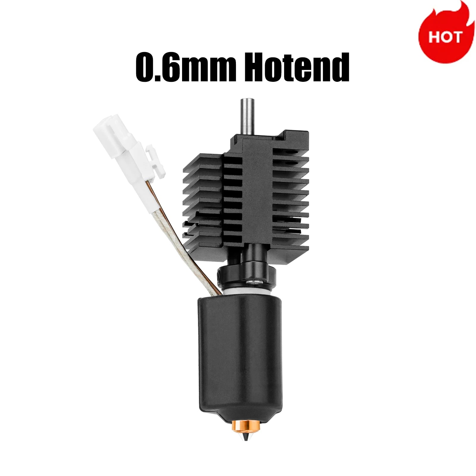 For Creality K2 Plus Hotend Ceramic Heating Block Kit 0.4mm All-metal Integrated Quick swap Nozzle 350°C for Creality K2P Combo