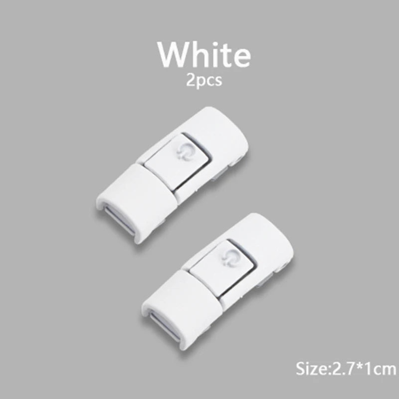 New Colorful Metal Shoelace Clip Press buckle Shoelaces Press Lock Shoes Accessories AF1 Sneakers Kits Metal Laces Tip