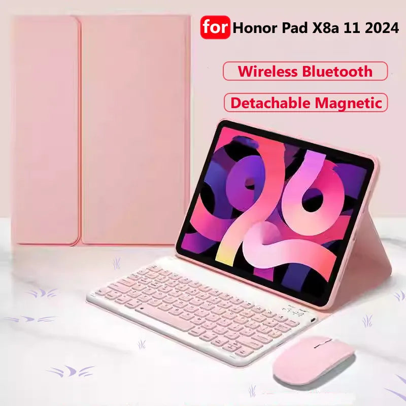 For Honor Pad X8a 11 2024 X8A 11" X9 11 X8 10.1 X8 Lite Keyboard Case For Pad X9 11.5 2023 Magnetic Keyboard with bluetooth case