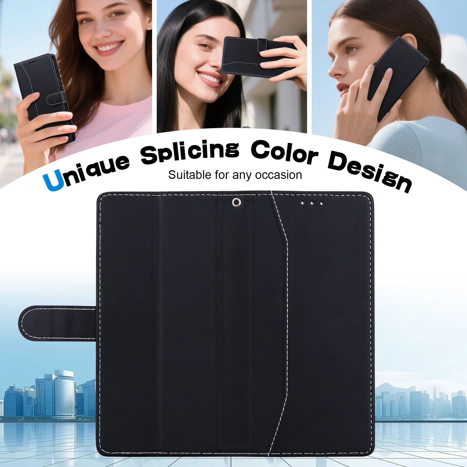 Magnetic Flip Leather Cover Wallet Case For Motorola Moto E15 E14 E13 E20 E30 E40 E22 E22i E32 E32s 4G/5G