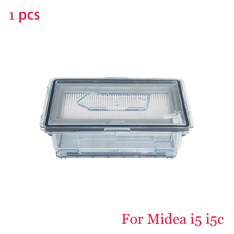 For Midea i5 i5c VCR07 VCR08 Robot Vacuum Cleaner Spare Parts Midea I5C Roller Brush Mop Bracket Dust Box Water Tank Accessories