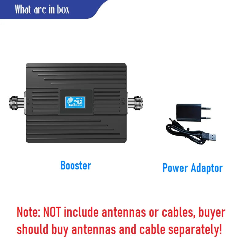 HWATEL Low Cost Band B8 B7 B58 B3 B1 850 900 1800 2100 2600 MHZ Single Band Cellular Amplifier Mobile Signal Booster Repeater