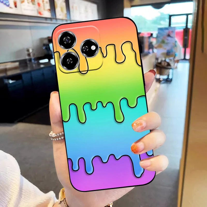 For ZTE Blade V60 Phone Case Axon60 Fashion Back Cover For ZTE Nubia V60 Soft Silicone TPU Case Axon 60 Z2356 Shockproof Capa