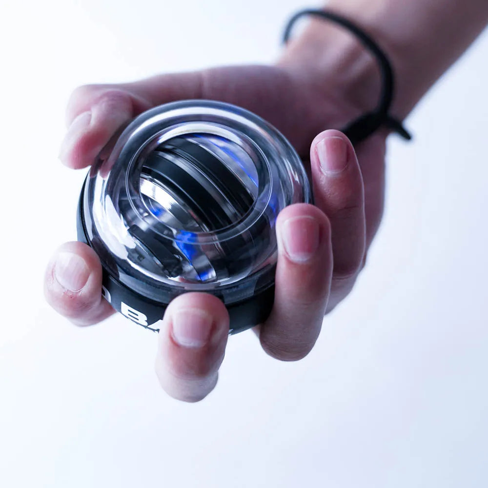 LED Wrist Ball Centrifuge Gyro Wrist Press Automatic Start Range Gyro Ball Arm Hand Muscle Strength Forearm Trainer Fitness Equi