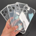 Clear Phone Case for iPhone 17/17 Air/17 Pro/17 ProMax Shockproof  Airbags Corner Anti Fall Bumper Protector Transparent Cover