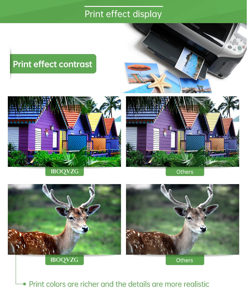 IBOQVZG Printer Cartridge Compatible For Brother LC223 LC221 Ink Cartridge MFC-J4420DW J4620DW J4625DW J5320DW J5620DW Printer