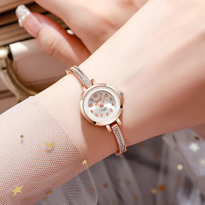 Elegant, unique, versatile, simple and fashionable ladies' bracelet, small and exquisite, light luxury watch for women