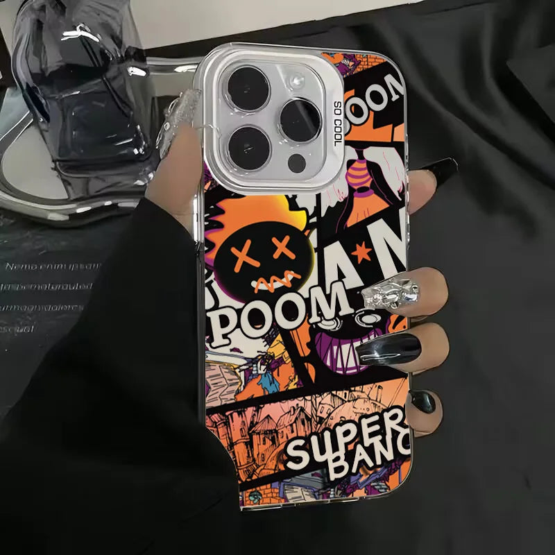 Blackened Clown Style Phone Case for Xiaomi Poco F6 F5 X6 X5 M6 Pro Mi 13 12 11 Lite 5G 14 13T 12T 14T Shockproof Bumper Cover