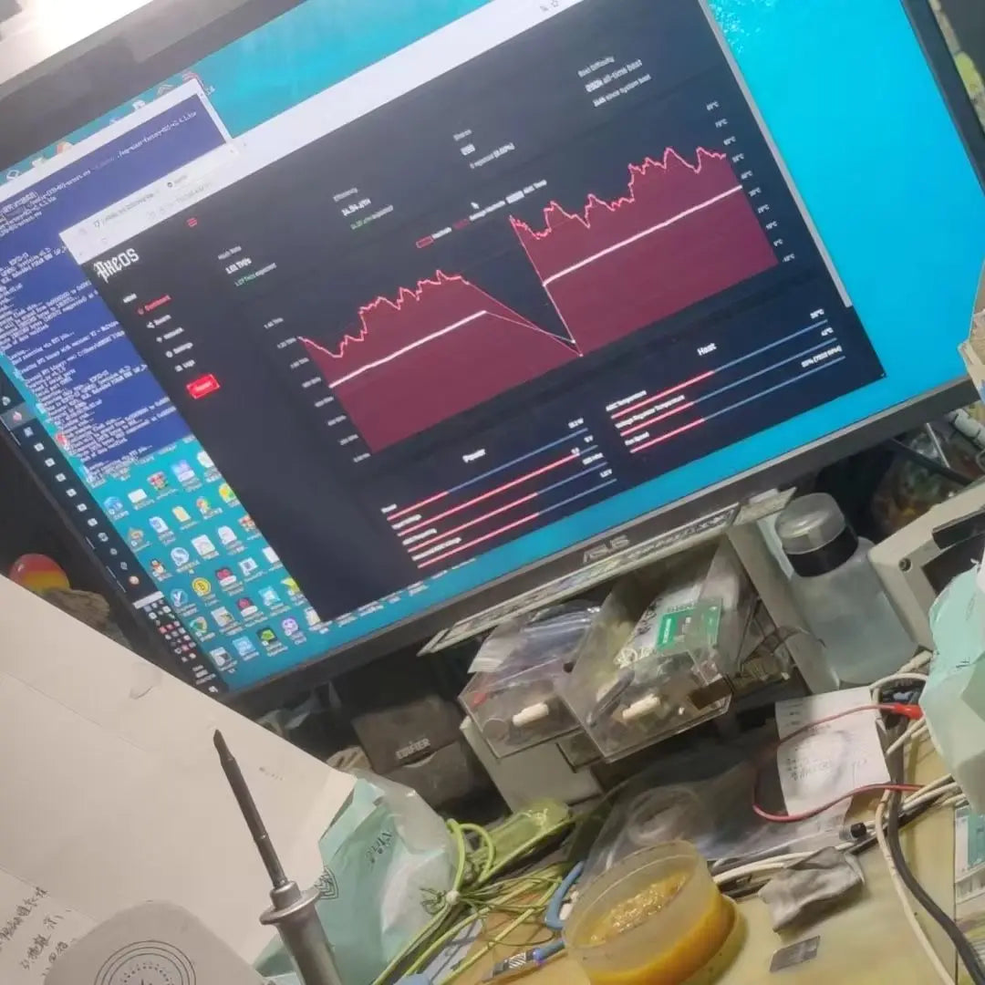2025 Latest Bitaxe Gamma 601 1.2th/s 18W Open Source Bitcoin Miner With Power Supply
