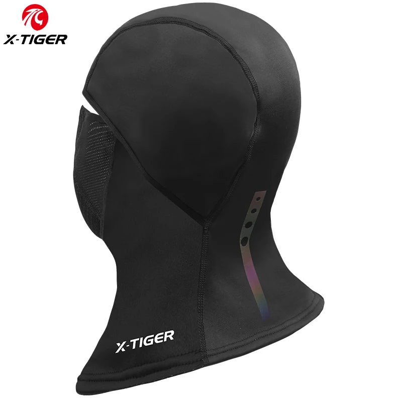 X-TIGER Winter Cycling Mask Thermal Fleece Windproof Cycling Face Mask Keep Warm Balaclava Skiing Mask Headwear