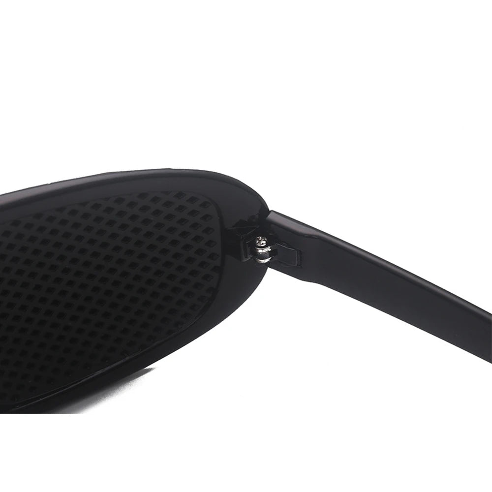 Porous Glasses Improving Small Hole Glasses Pinhole Eyewear Portable Pinhole Sunglasses For Outdoor Use Students Computer Users