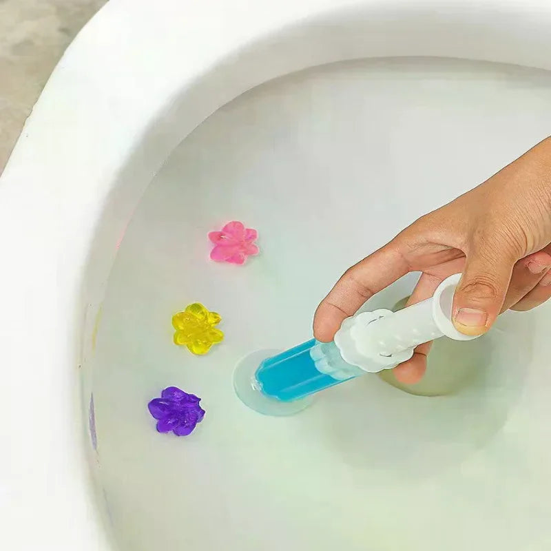 Toilet Flower Fragrance Bathroom Deodorizer, Bowl Cleaner Toilet Wand Refills, Cleaning Supplies, Toilet Cleaning Tools