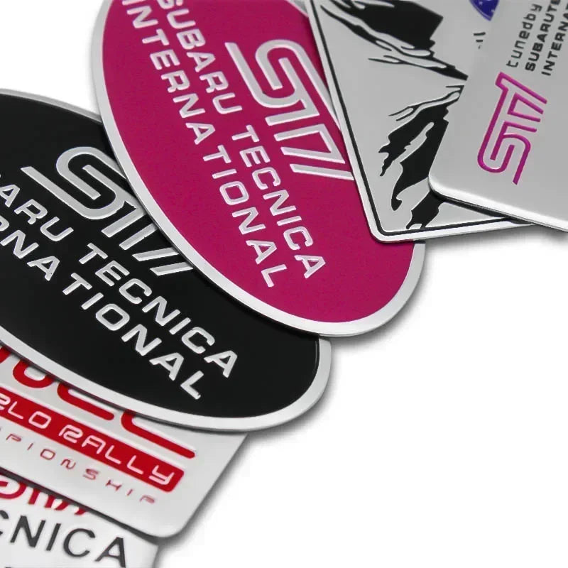 1pc Car Styling Side Fender  Rear Trunk Sticker Decals for Subaru STI  Outback Impreza Legacy WRX XV Forester Ascent Accessories
