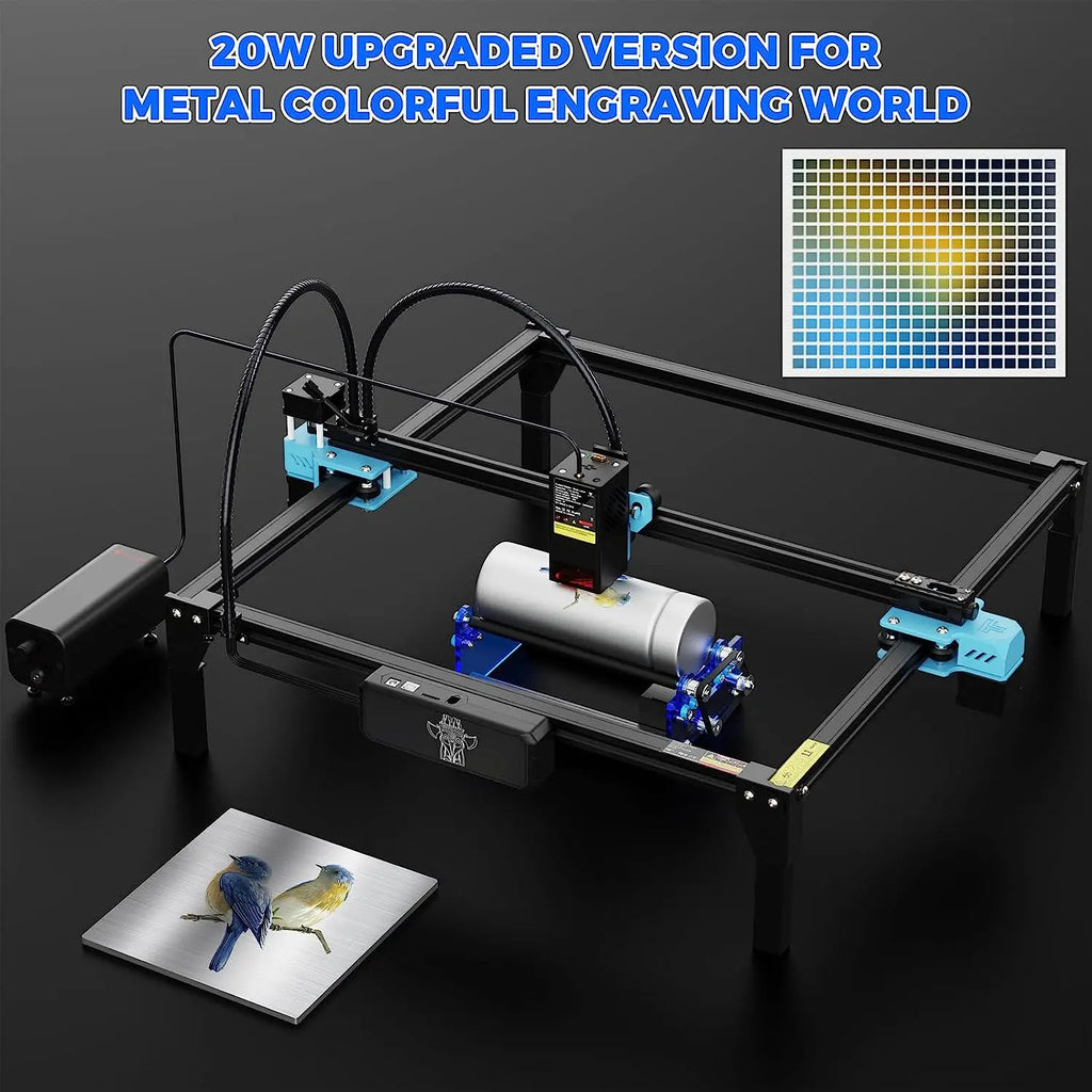 Twotrees TTS-20 pro Laser Engraving Machine ESP32 Master Control Multiple Materials DIY Wood Laser Engraver Cutting Machines