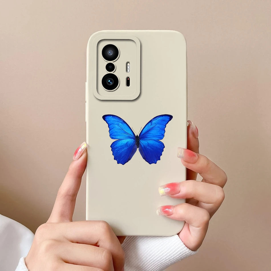 Love Heart Case For Xiaomi 11T Pro Back Cover Soft Liquid Silicone Full Protection Phone Covers For Xiaomi Mi 11t Pro 11 t Funda