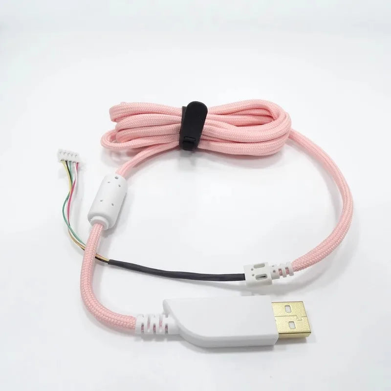 1 Piece USB Paracord Mouse Cable For Zowie EC1 EC2 -A -B FK1 FK2 FK + ZA 11 12 13 S1 S2 Soft Mice Wire Line