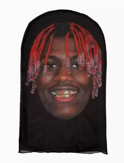 Kanye Mask 3D Printed Elastic Mesh Full Face Mask For Men Women Cosplay Headwear Hip Hop Fashion Balaclava Hood Hat Headgear