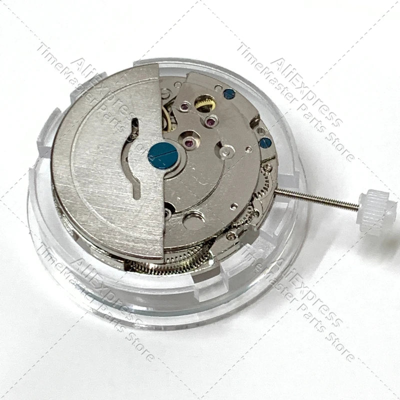 China's New Pearl 2813 8215 8205 Movement Single Calendar Automatic Mechanical Movement Red Wheel Watch Mouvement Accessories