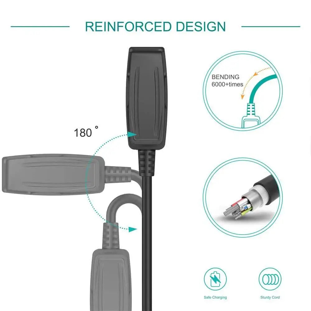 Charger for Garmin Forerunner Lily 2 35 230 235 630 645 Music 735XT, Approach G10 S20, Vivomove HR - USB Charging Cable