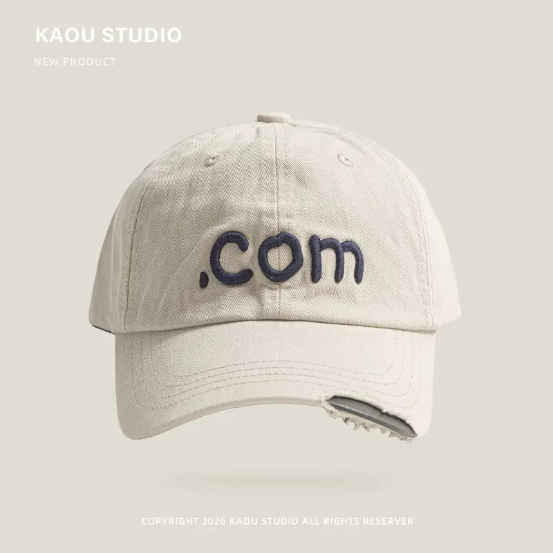 Hats for Women Spring and Summer Outdoor Travel Sun Protection Versatile Fashion Letter Embroidery Hip Hop Baseball Caps for Men