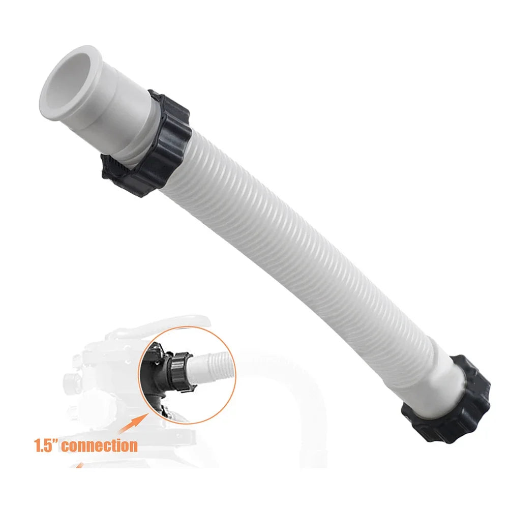 Pool Hose For Intex 11535 Pool Sand Filter Pump Hose Interconnecting Hose For Spas Swimming Pool Pool Extension Hose 16"