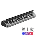 Metal Car Temporary Parking Card Temporary Parking Phone Number In The Car Parking License Plate General Car  Phone Number Plate