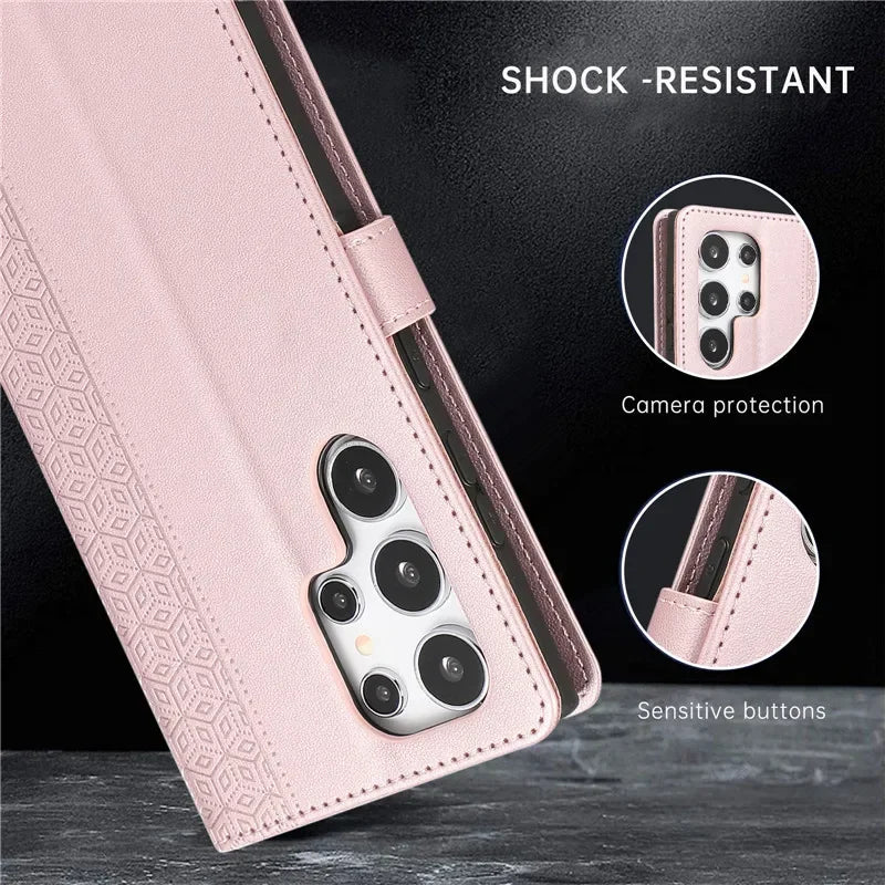 Luxury Leather Phone Case for Google Pixel 10 9 Pro XL 10A 9A 8 8A 7 7A 6 5 Pixel 10Pro XL Flip Wallet Card Stand Cover Coque