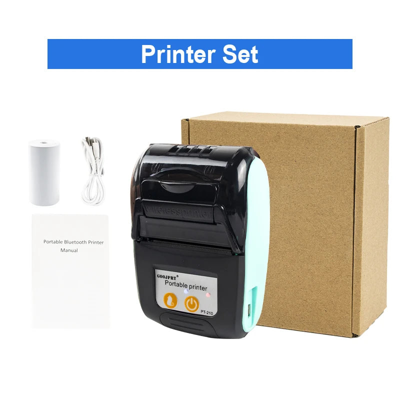 Mini Portable Thermal Printer Bluetooth For Phone Portable Printer Machine For Small Business 58mm Wireless Receipt Impresora