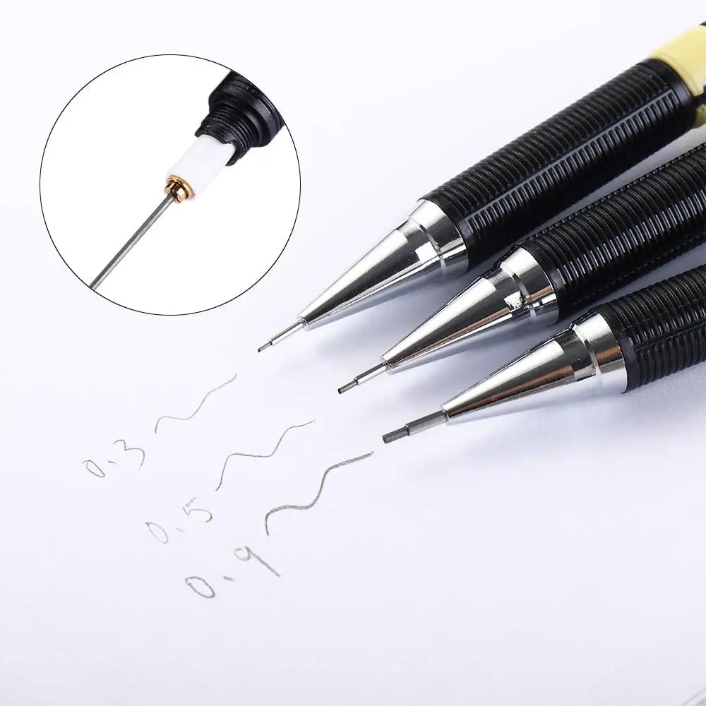 Office Supplies 0.3 0.5 0.7 0.9mm Art Supplies HB 2B Lead Automatic Pencil Mechanical Pencil Sketching Pencil Drafting Pencil