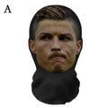 3D Mask Halloween Cosplay Mask Funny Face Printed Head Scarf Famous Person Ice Silk Seamless Sunscreen Head Mask