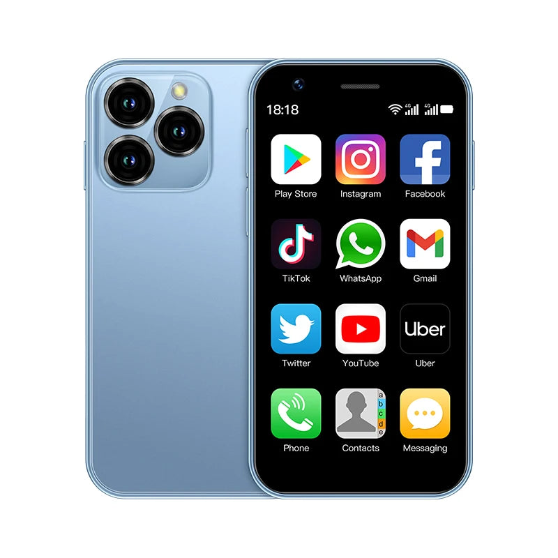 SOYES XS16 Americas Version 4G Network 3.0" Mini Smartphone 3GB RAM 64GB ROM Android 10.0 WIFI Bluetooth GPS Small Phone