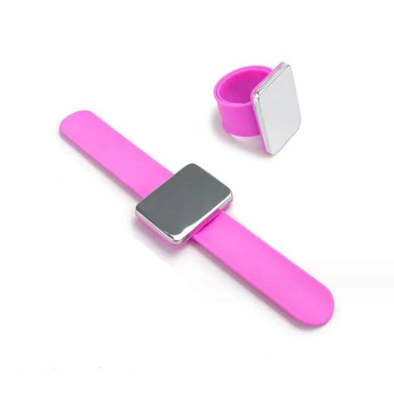 Magnetic silicone wristband Sewing Pincushion hairpin Bracelet Beauty tool for sewing needle hairpin